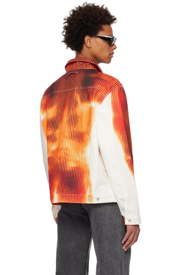 Y/project SSENSE Exclusive White & Orange Jean Paul Gaultier