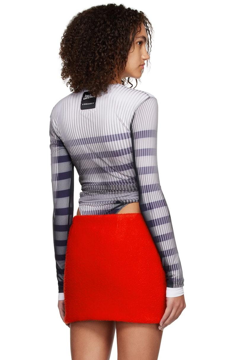 Y/Project Black Jean Paul Gaultier Edition Bodysuit | Garmentory