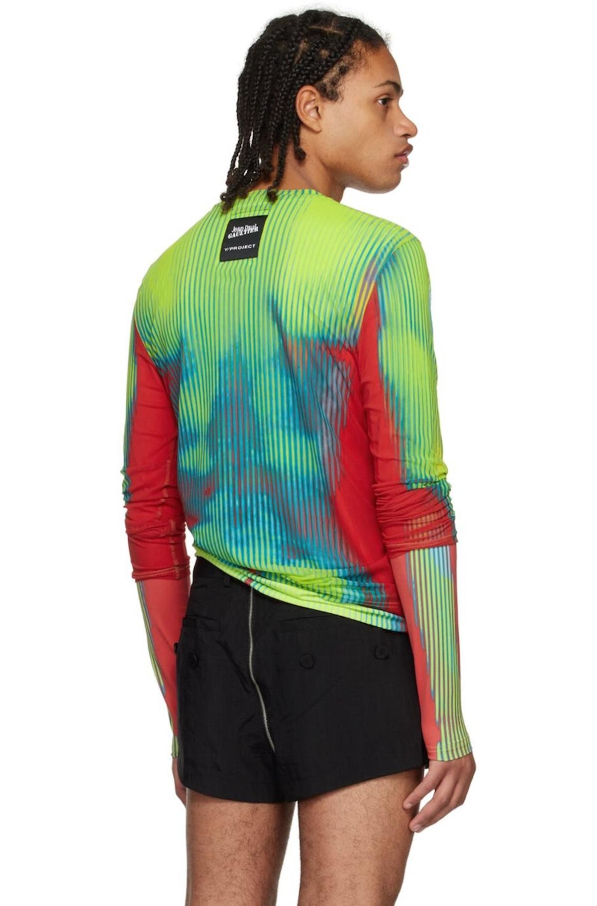 Y/Project Green Jean-Paul Gaultier Edition Long Sleeve T-Shirt 
