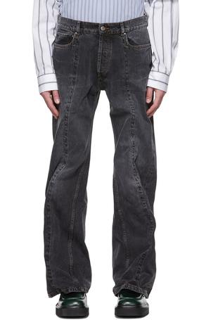 Y/Project Black Classic Wire Jeans | Garmentory