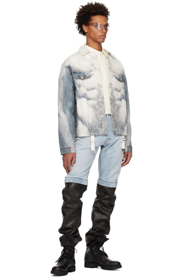 Y/Project SSENSE Exclusive White & Blue Jean Paul Gaultier Edition