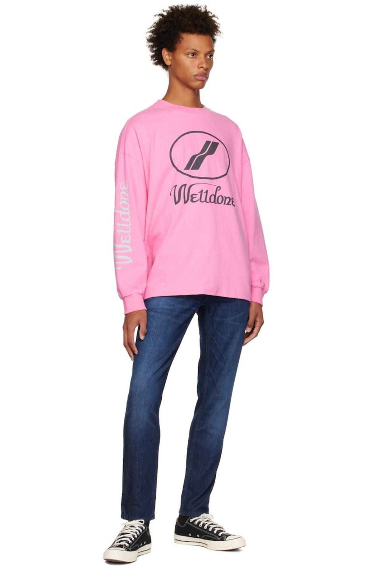 WE11DONE Tシャツ ピンク WD-TT3-22-851-U-LIGHT_PINK 楽天市場】ウェルダン WE11DONE Tシャツ ピンク WD-TT3-22-851-U