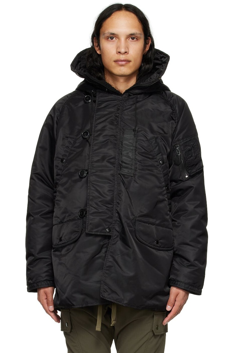 【お年玉セール特価】 BEAMS-PLUS-Black-MIL-Type-N-3B ジャケット・アウター