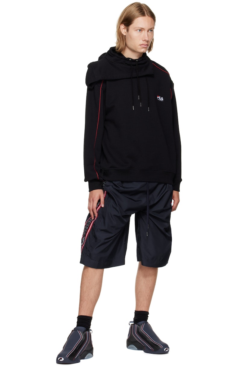 y/proje×FILA タンクトップ Y/Project Navy FILA Edition Stackhouse Sneakers - Black/Navy