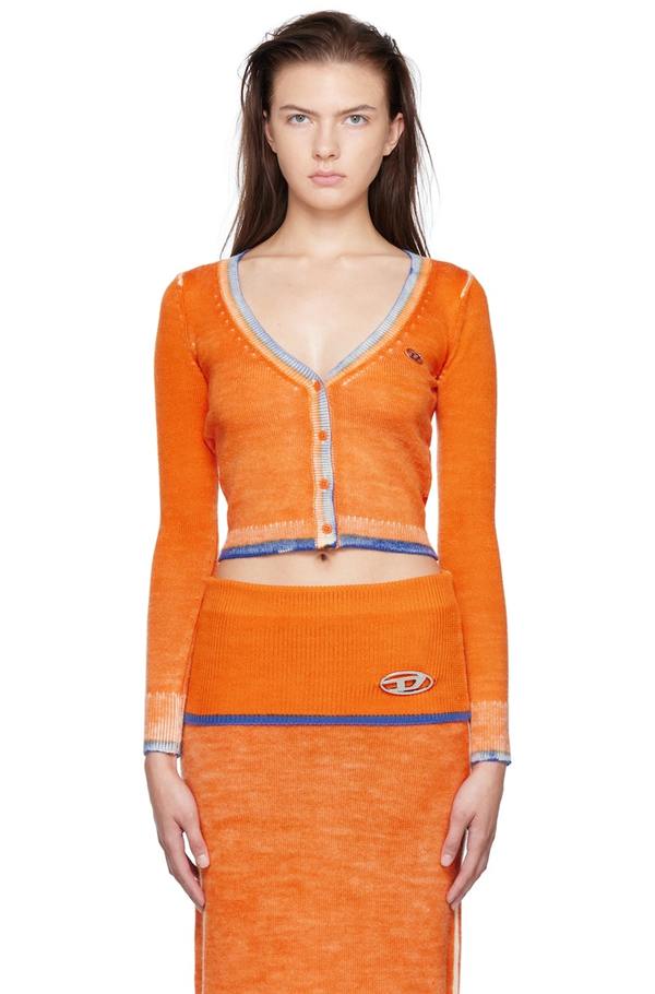 DIESEL M Arika Cardigan - Orange | Garmentory