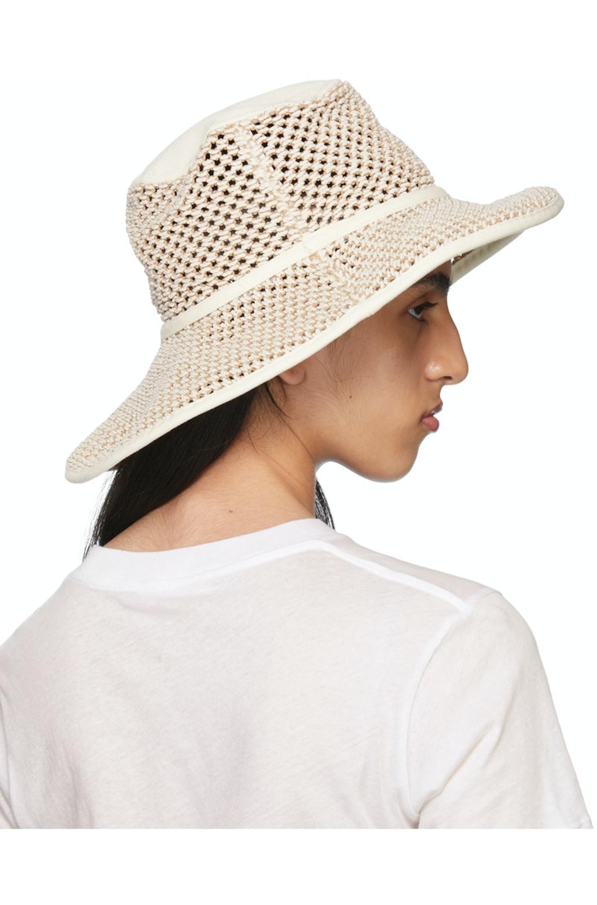 Rag & Bone Net Cruise Summer Net Bucket Hat, Chalk Warm Khaki Buy Nala - Natural Chartreuse - Helen Kaminski main image 3
