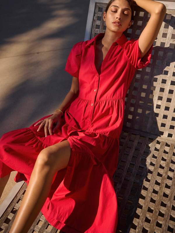 open lace back dress Poppy Camden Dress Havana