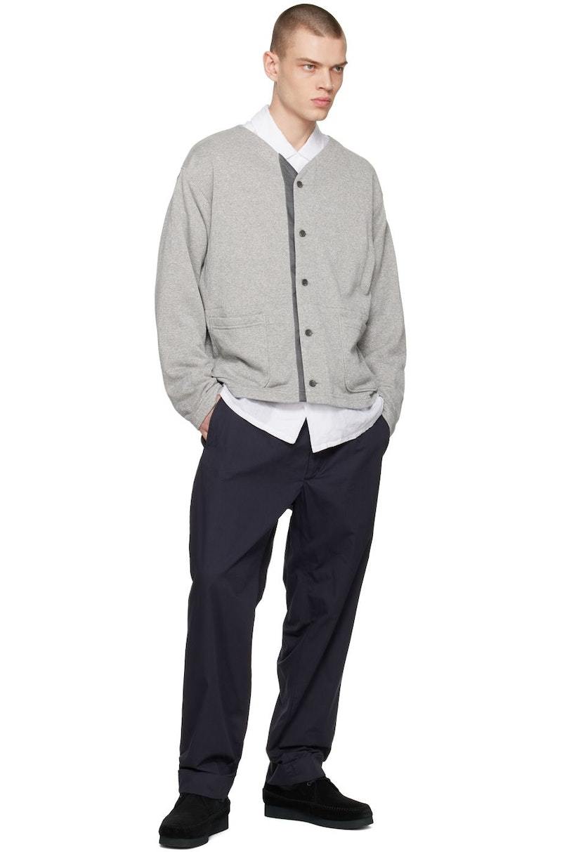 Engineered Garments Metallic Cardigan - Gray Glitter