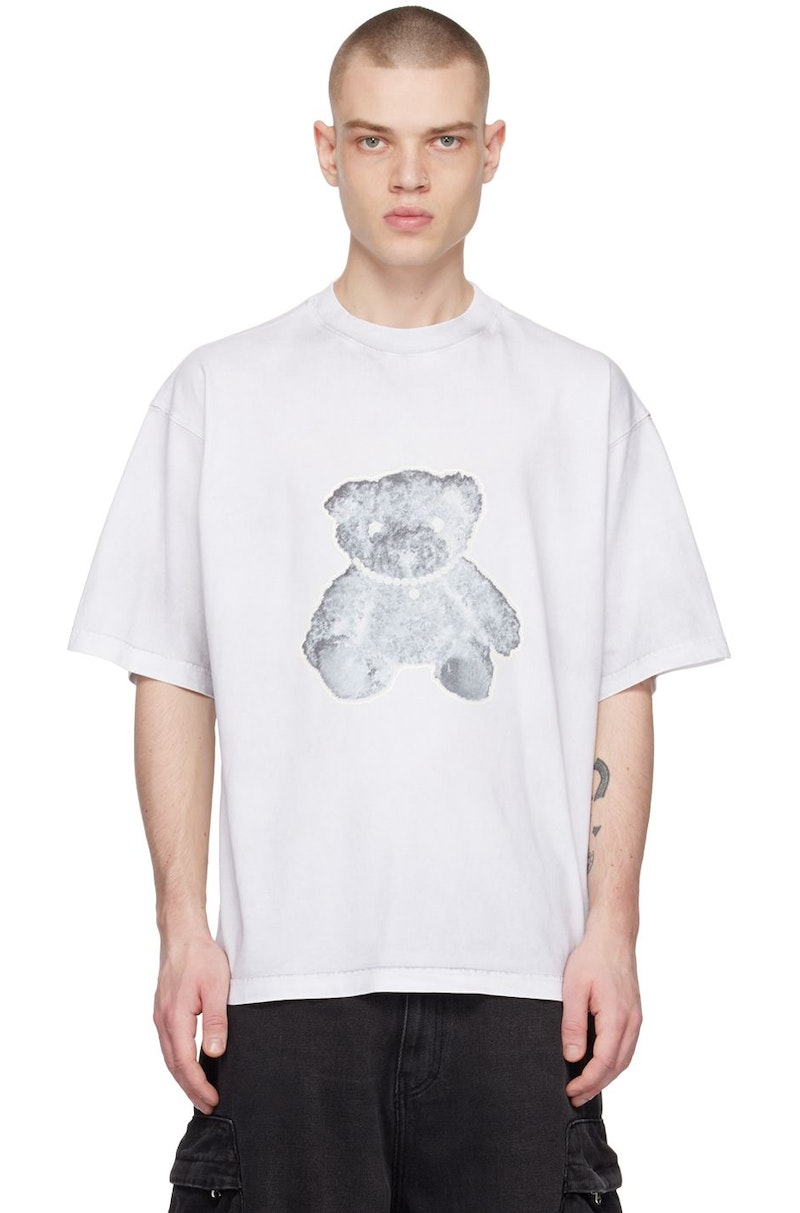 【関税込み】We11done ホワイト Punk Teddy Tシャツ We11done-White-Pearl-Necklace-