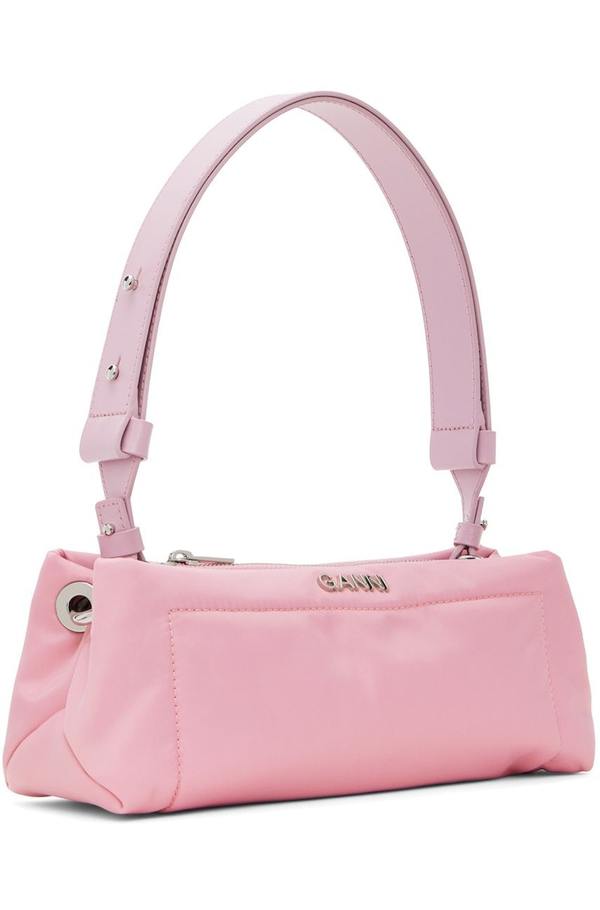 GANNI Mini Pillow Baguette Bag - Pink Nectar | Garmentory
