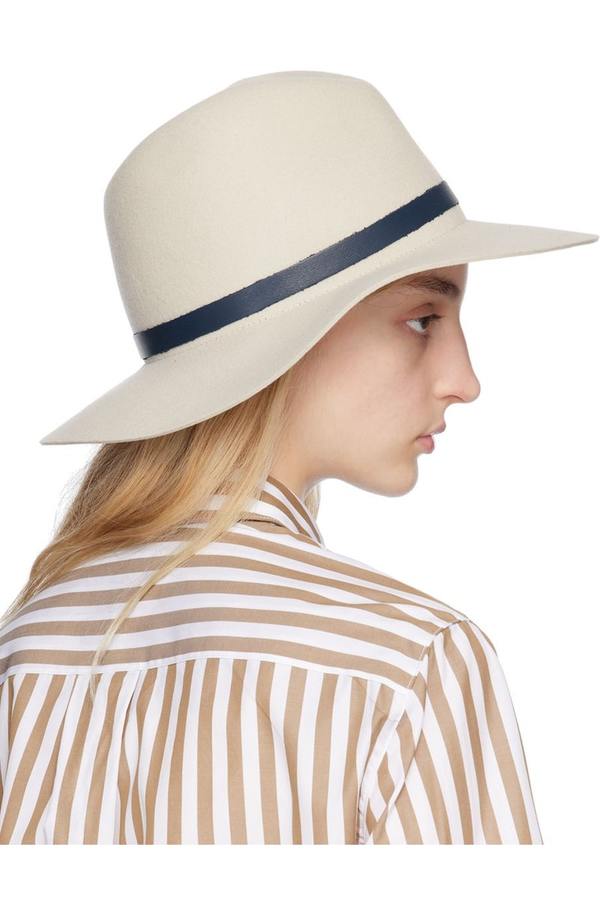 Rag & Bone Finley Packable Fedora Wool Hat Rag & Bone Gray Finley Packable Fedora - Hats - BeyondStyle main image 2