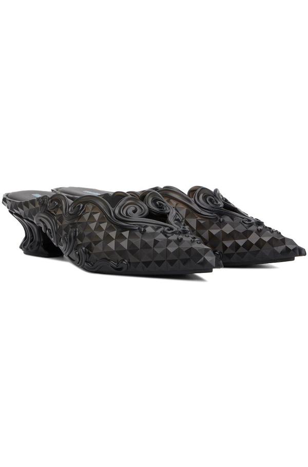 Y/Project Melissa Edition Melissa Point Mules - Black | Garmentory