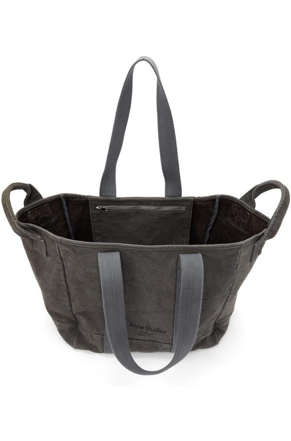 Acne Studios Webbing Tote - Dark Grey | Garmentory