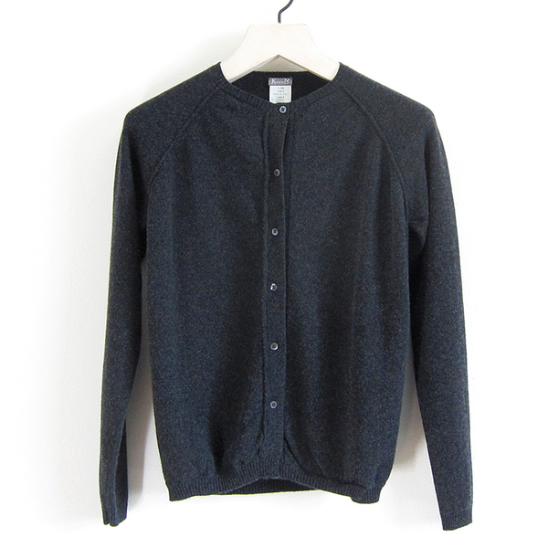 Kristensen du Nord Cashmere Raglan Cardigan - Dark Grey