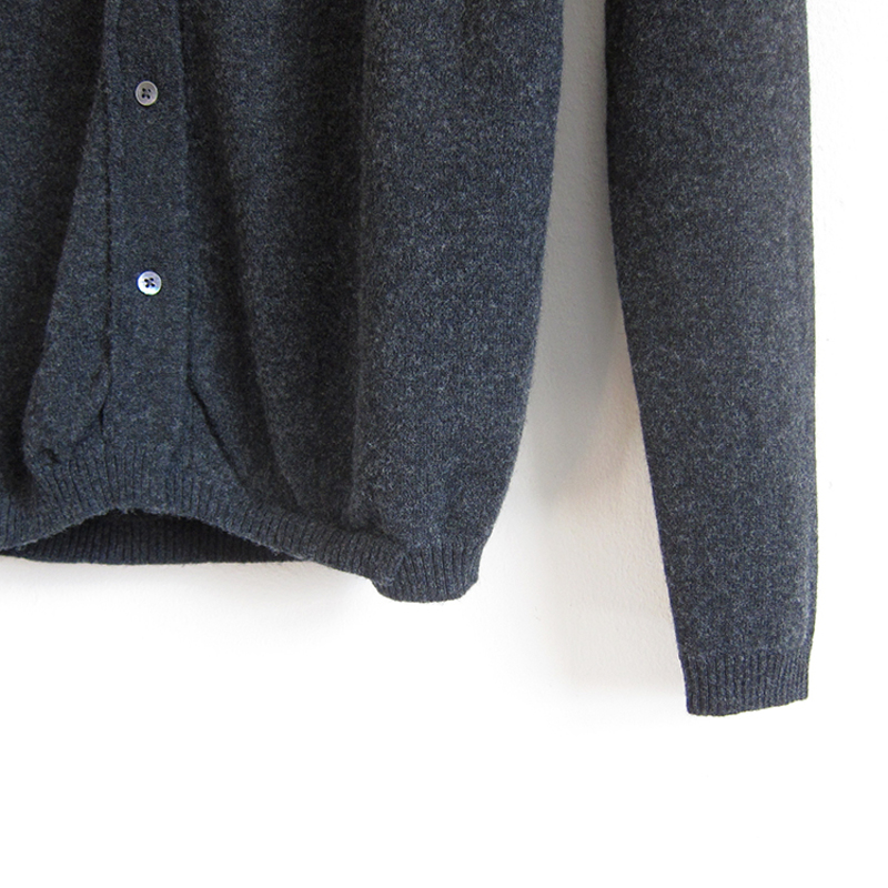 Kristensen du Nord Cashmere Raglan Cardigan - Dark Grey