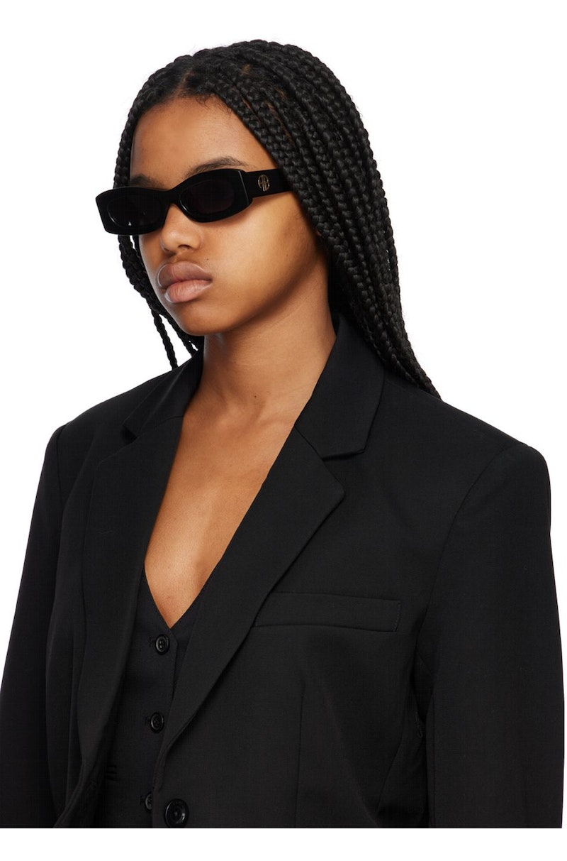 Anine Bing Malibu Sunglasses - Black | Garmentory