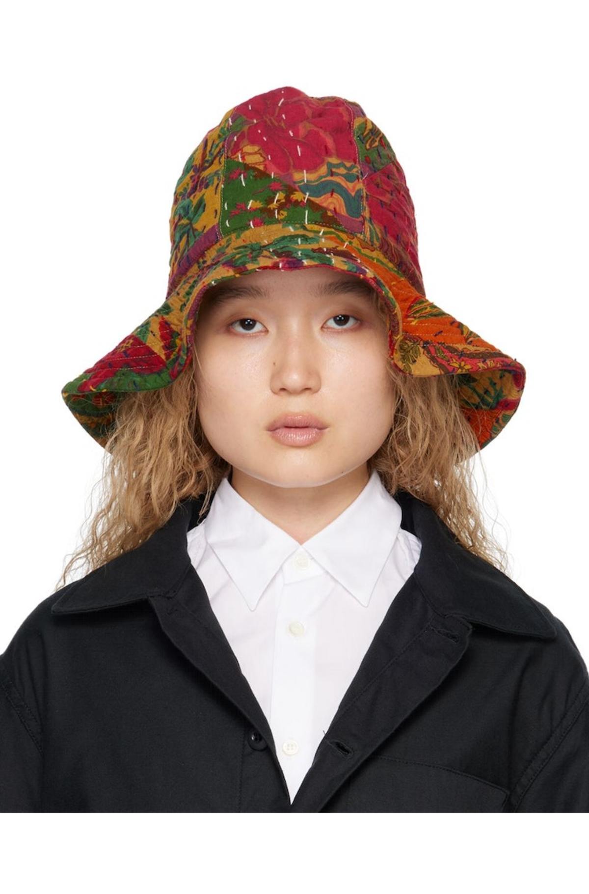 Engineered Garments Multicolor Dome Hat Khaki triangle Garmentory
