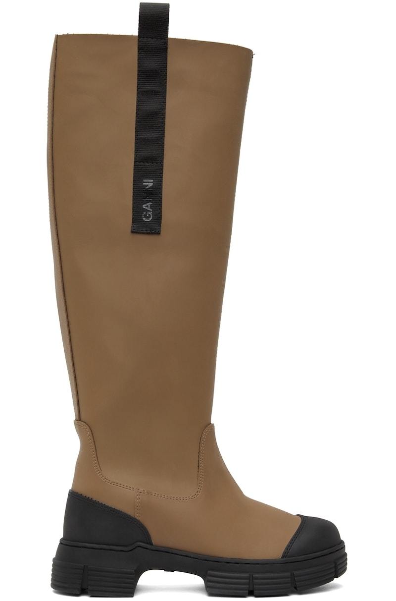 靴 GANNI Recycled Rubber Country Boot I Scoured Secondhand Sites and Outlets for Ganni Country