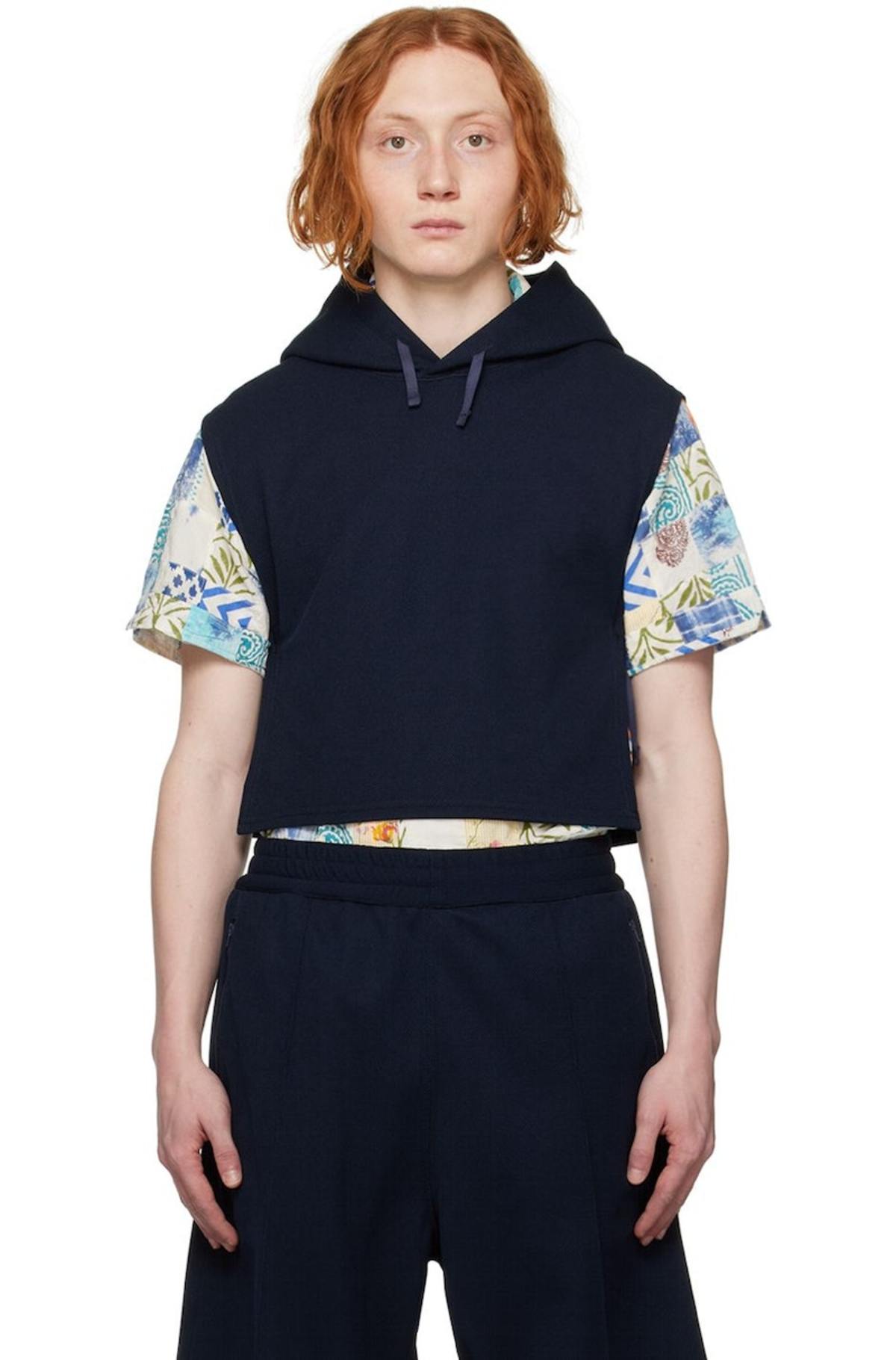 Engineered Garments Interliner Vest - Navy | Garmentory