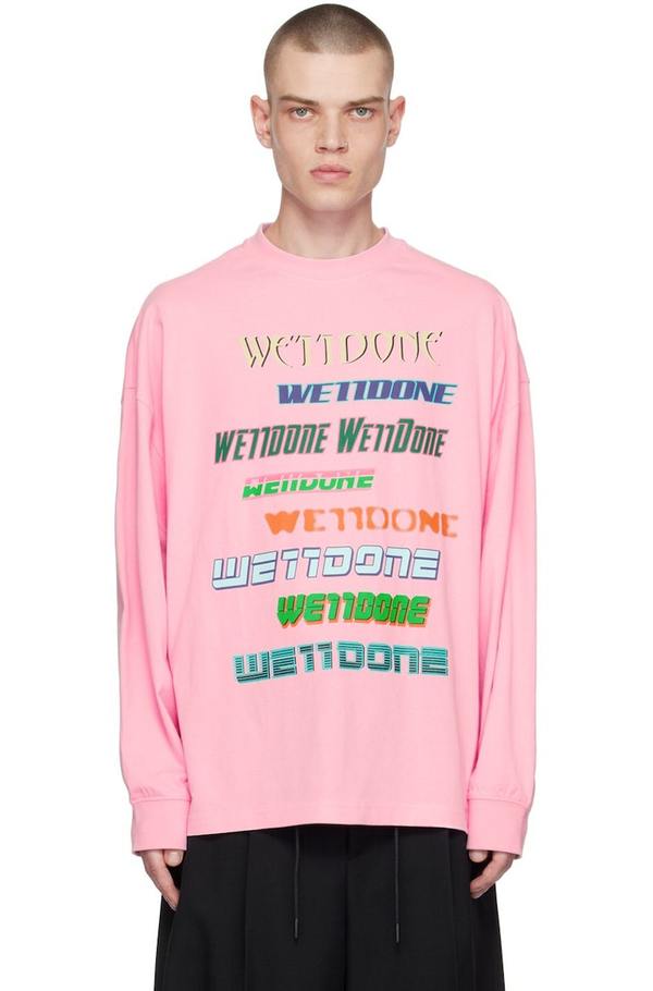 We11done Wd Pink Check Wool Shirt 600040197pnk main image 0