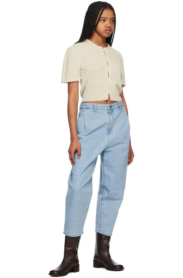 【AMOMENTO】23ss GARCONNE DENIM PANTS AMOMENTO Garconne Jeans - Blue | Garmentory