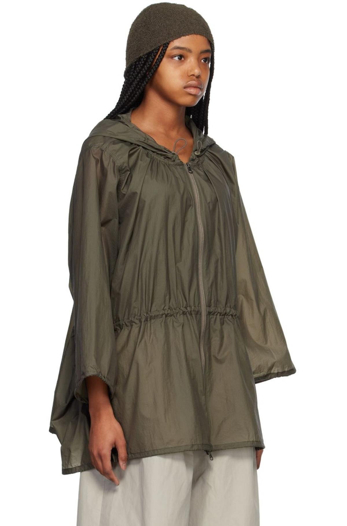 AMOMENTO Hooded Coat - Khaki | Garmentory