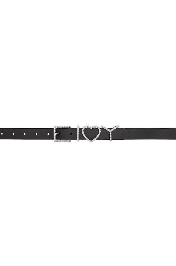 Y/Project ブラック Y Heart ベルト Y/Project Y Heart Belt - Black | Garmentory