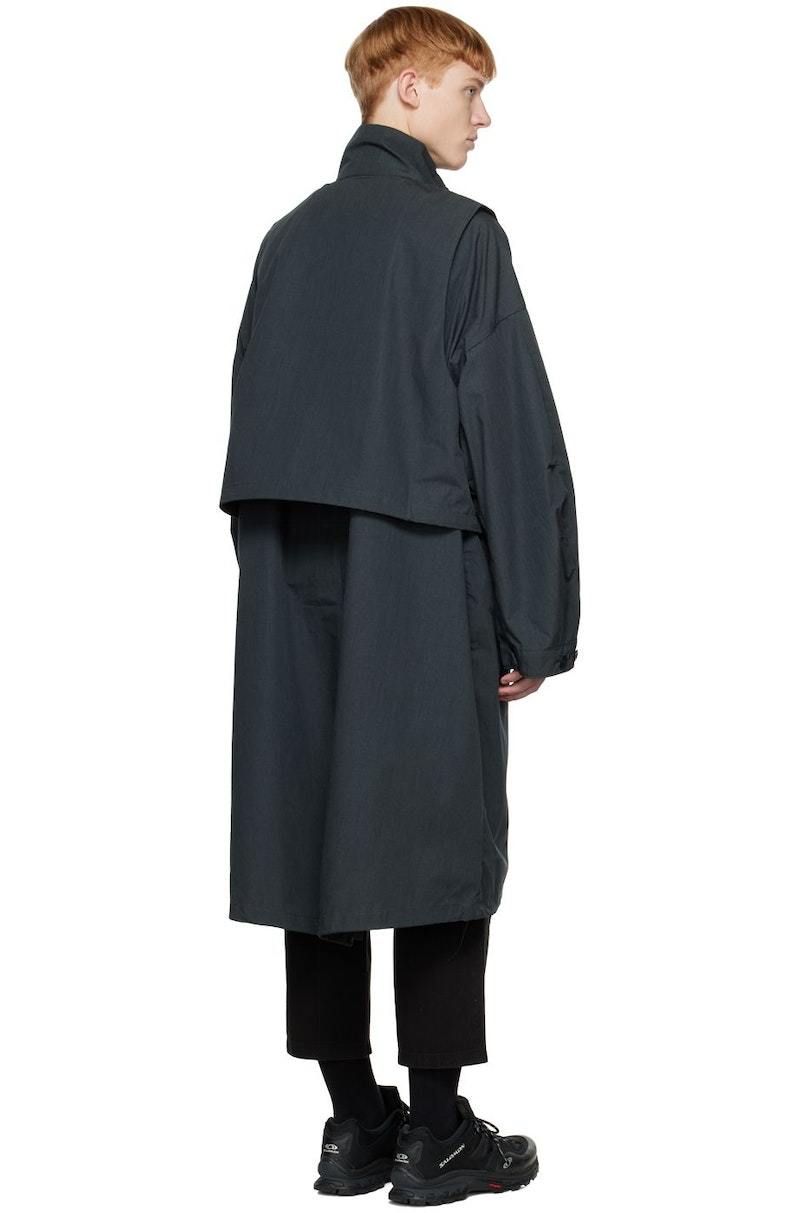 Gramicci Gray F CE Edition Layered Coat - CHARCOAL | Garmentory