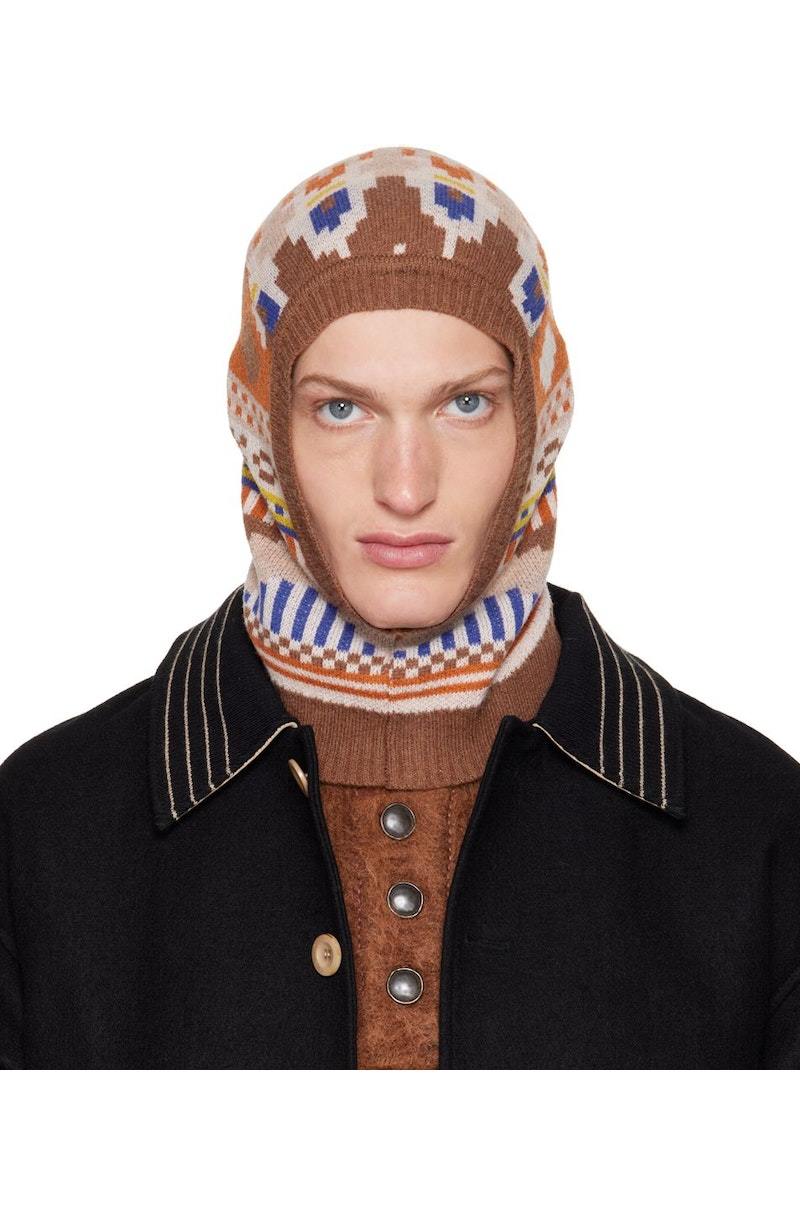HENRIK VIBSKOV fringe Knit hood