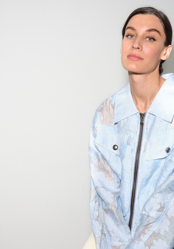 Andersson Bell FLOWER SHEER ZIPUP JACKET