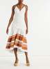 Veronica Beard FITZ DRESS - WHITE/GOLDEN SAND - Thumbnail 1