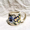 Victoria Savka Blue Pansies Mug - Thumbnail 4