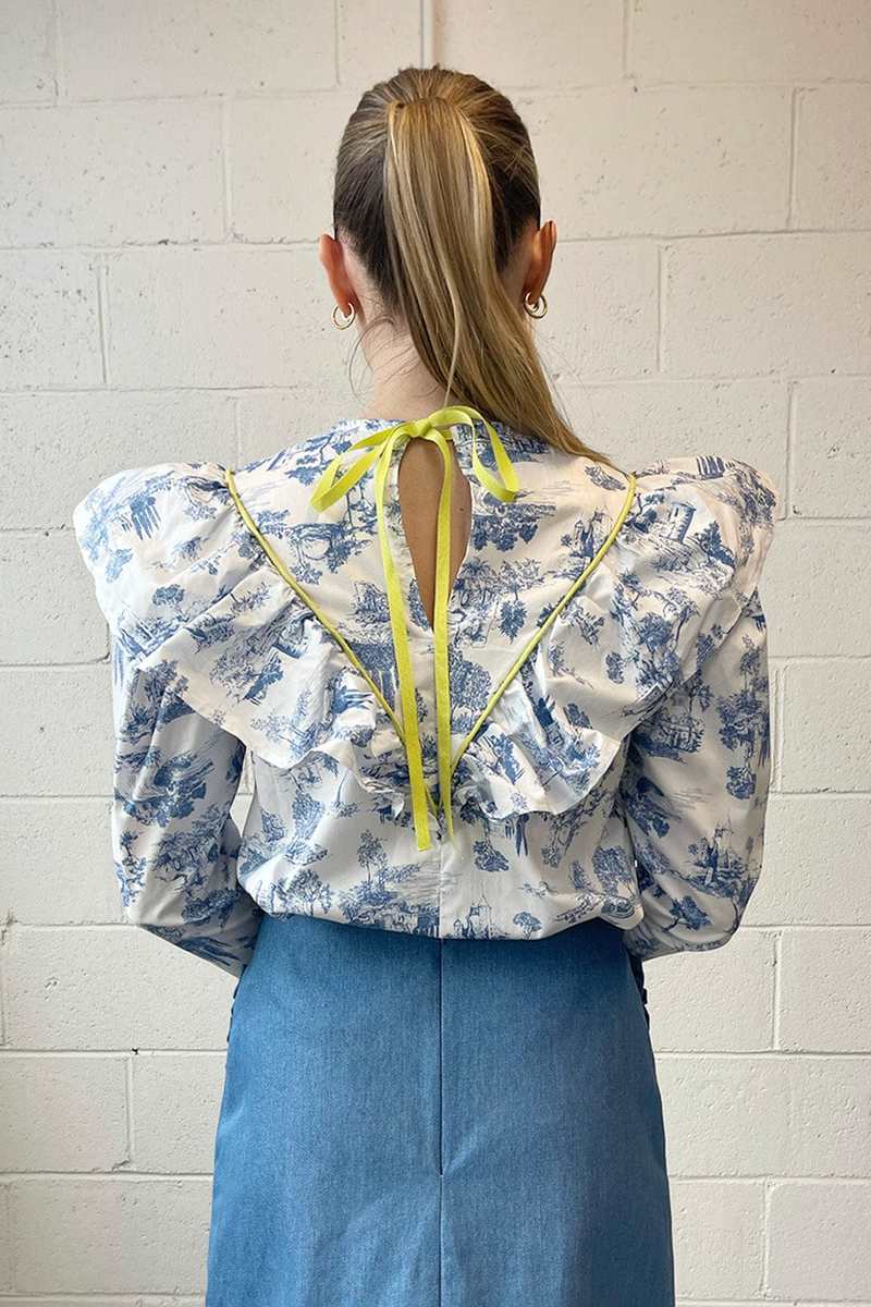 Eliza Top - Tennessee Toile