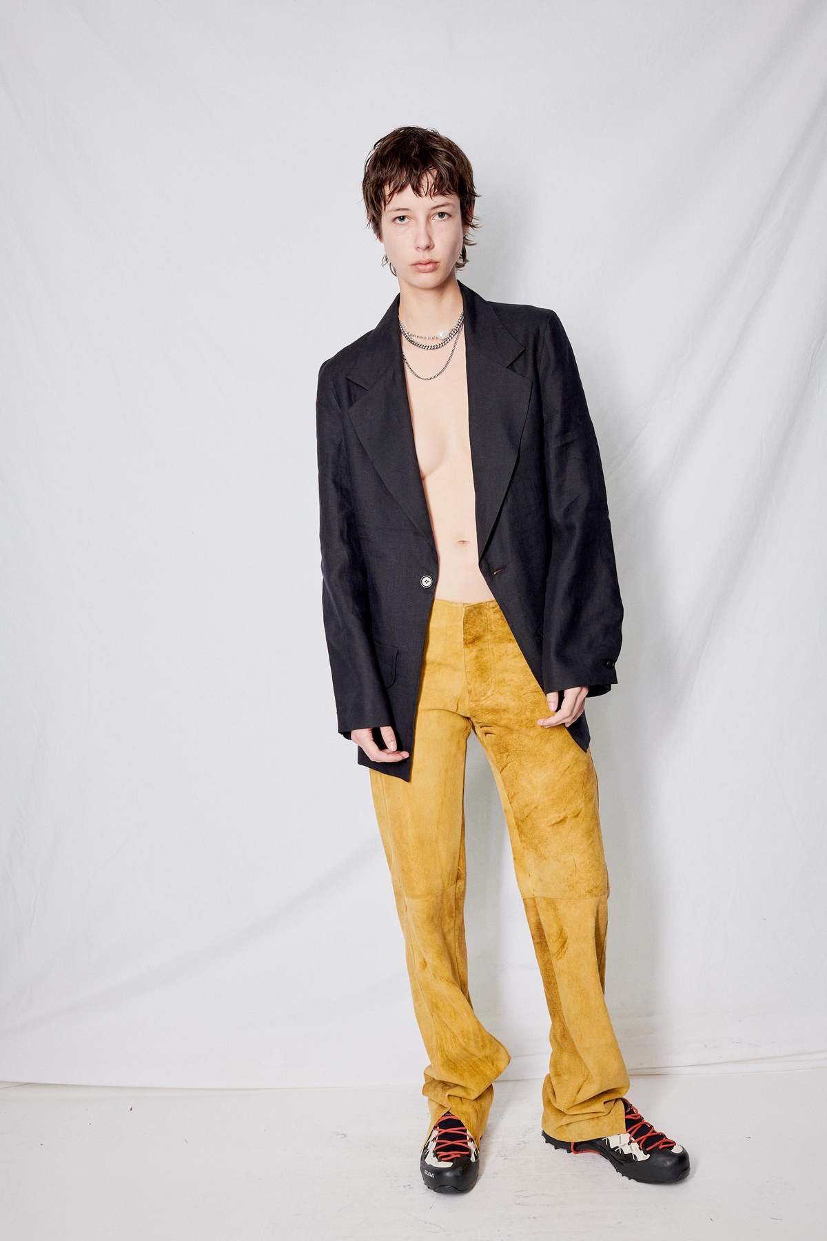 Gabriela Coll Garments Linen Jacket - Black | Garmentory