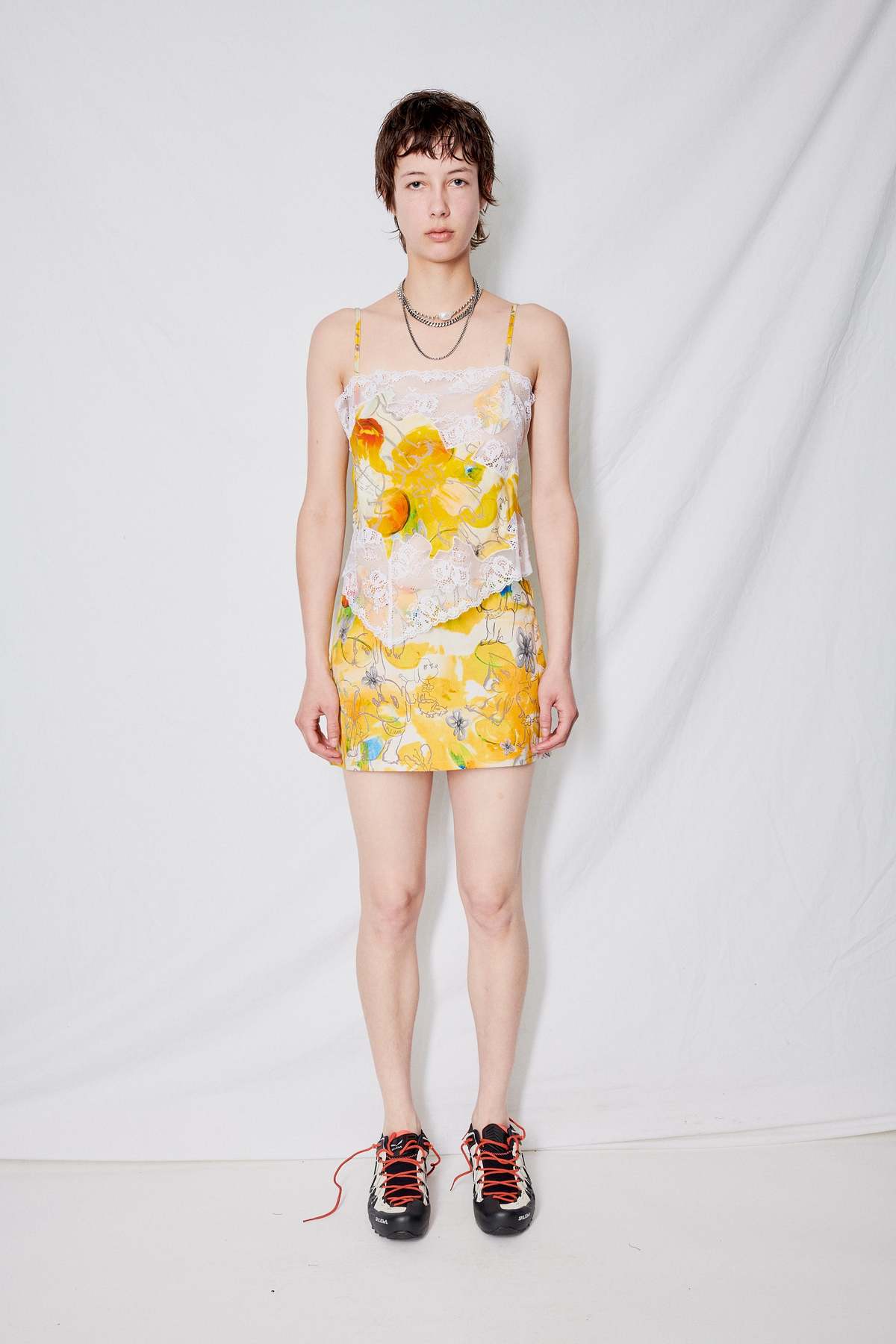knee length dresses for ladies Realisation Par The Mary Jane in Sunflower – Continuiti main image 0