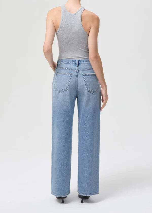 Agolde Low Slung Baggy - Kight Indigo Void Wash | Garmentory