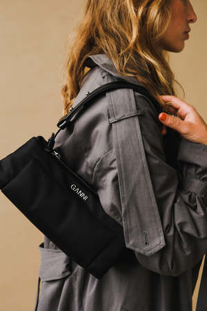 Ganni Pillow Baguette Bag - Black | Garmentory