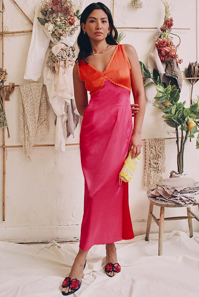 strapless open back dress Glam Scarf Mini Dress – Adeline