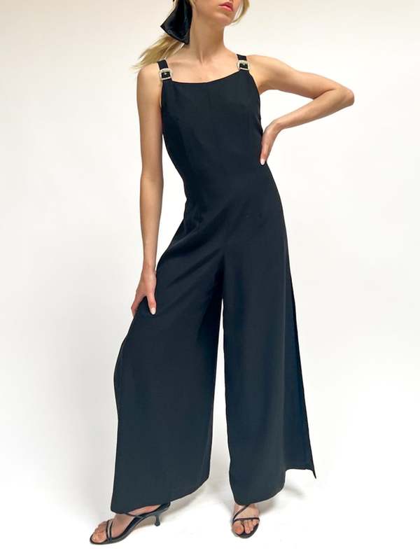 RHINESTONE PRINTED JUMPSUIT