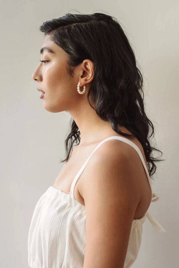 Kara Yoo Michelle Hoops Earrings