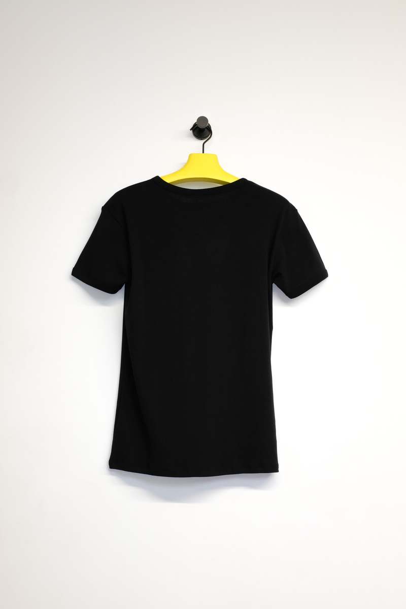 SECOND/LAYER Ribbed Swayze Tee - Black | Garmentory 