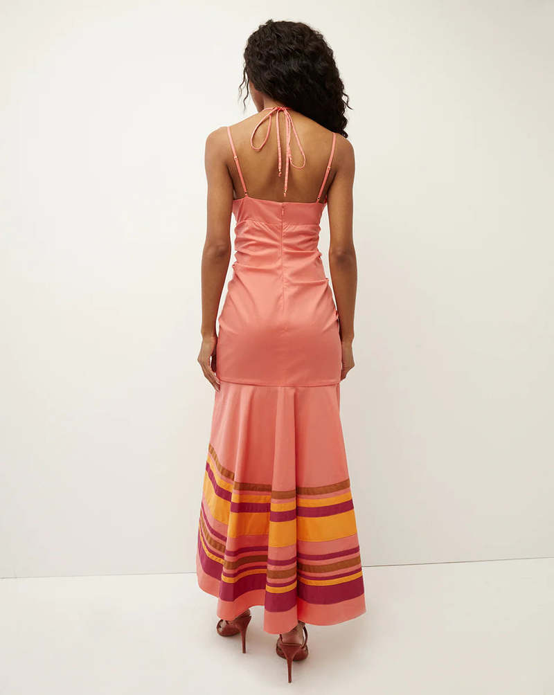 veronica beard halter dress Veronica Beard Ayanna Halter Maxi Dress | Black Multi