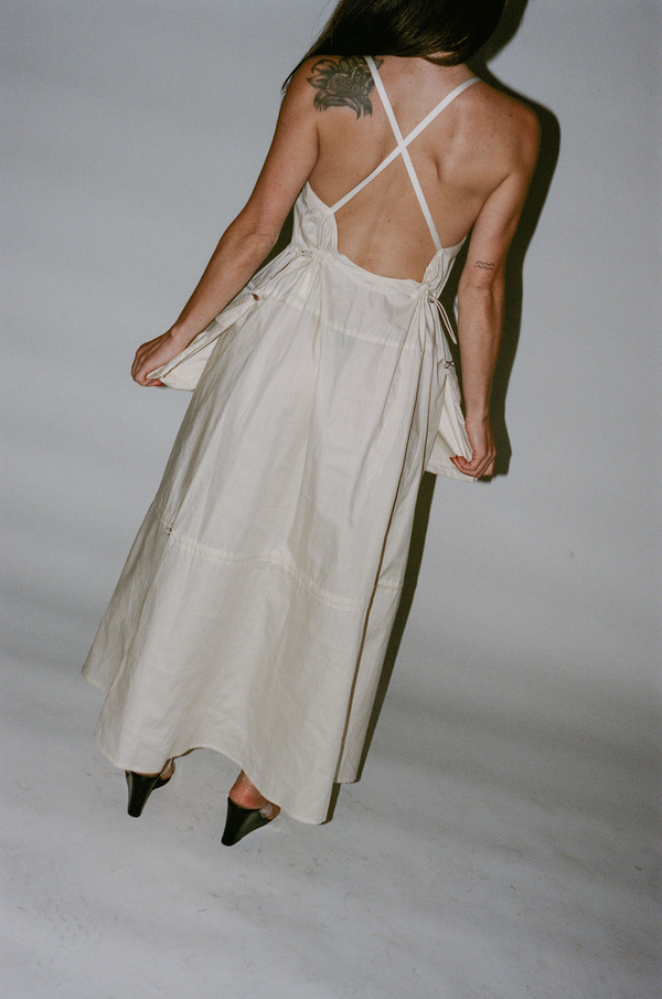 Our Legacy Parachute Dress - Pearl Beige