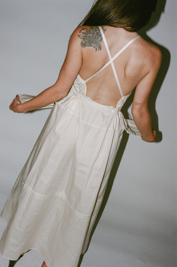 Our Legacy Parachute Dress - Pearl Beige
