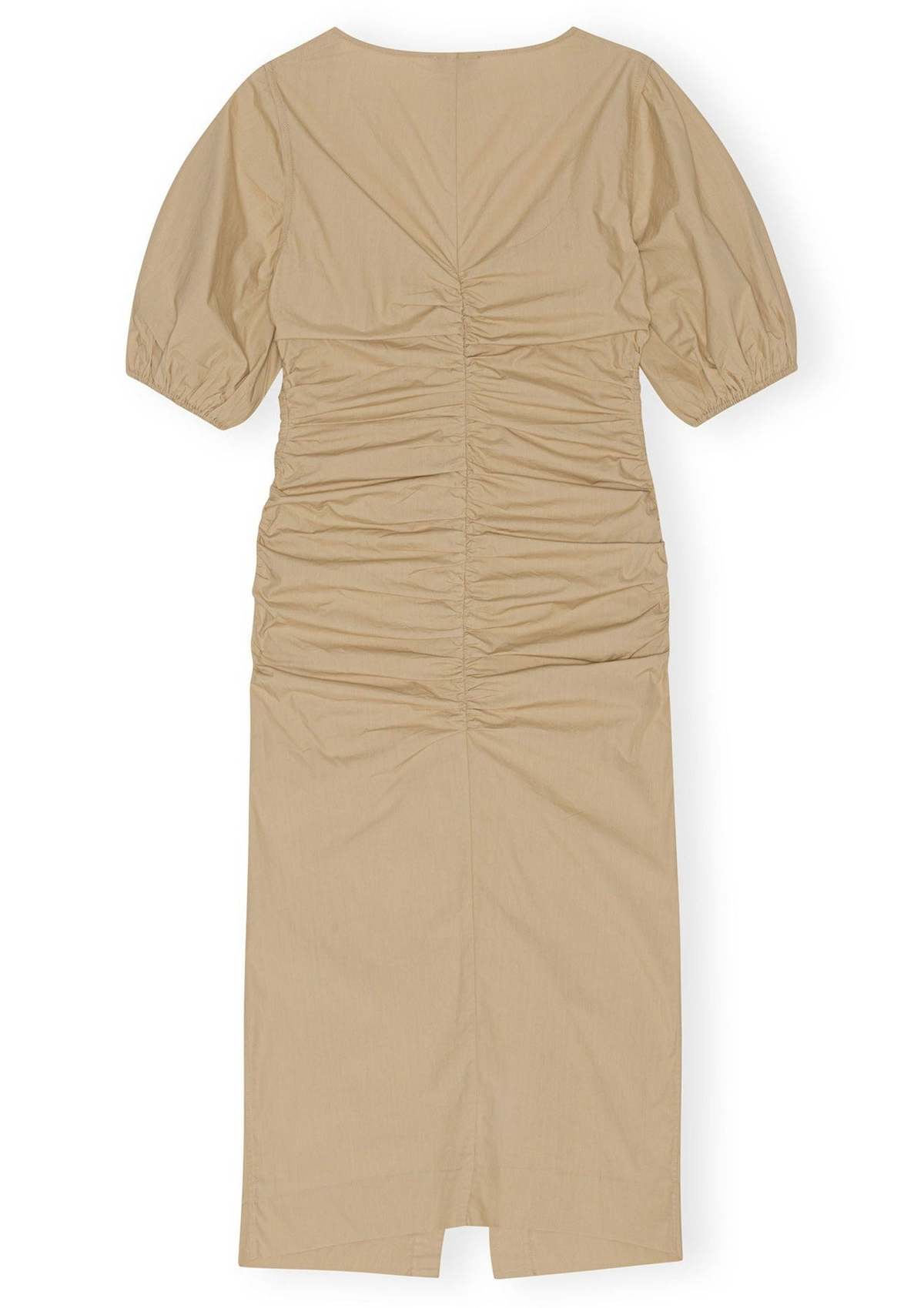 ganni mixed cotton poplin maxi dress Ganni + Mixed Cotton Poplin Maxi Dress