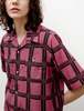 Needles S S Cowboy One Up Shirt - Papillon Plaid Pink - Thumbnail 3