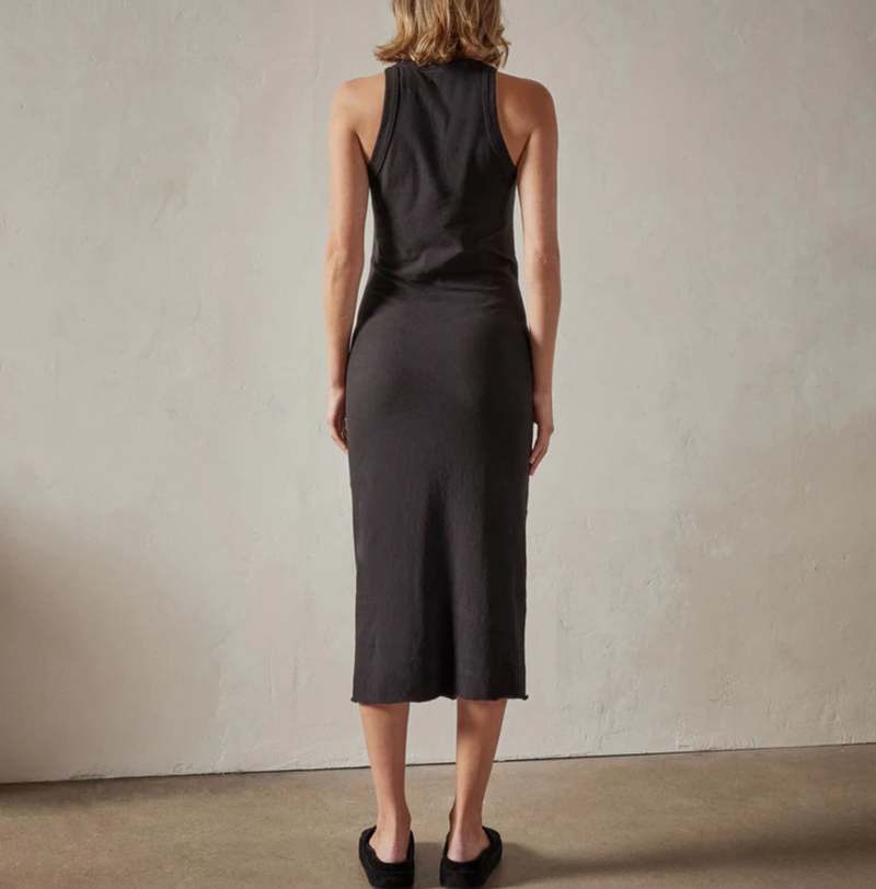 James Perse Ruched Cut Away Tank Dress WRBJ6707 | Garmentory