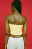AZUR Crumpled Silk Bustier - Reseda - Thumbnail 3