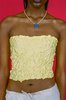 AZUR Crumpled Silk Bustier - Reseda - Thumbnail 4