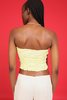 AZUR Crumpled Silk Bustier - Reseda - Thumbnail 9
